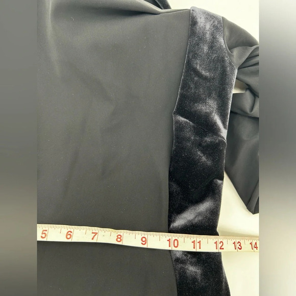 $795  Nwt LA PETITE ROBE DI CHIARA BONI MAYSA VELVET DRESS Black SZ 40/ US 4 - Picture 13 of 16